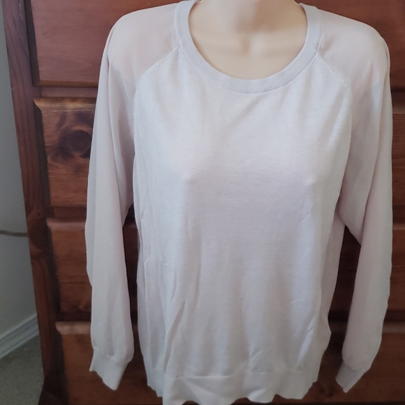 H&M sweater, sheer sleeves - Picture 1 of 6